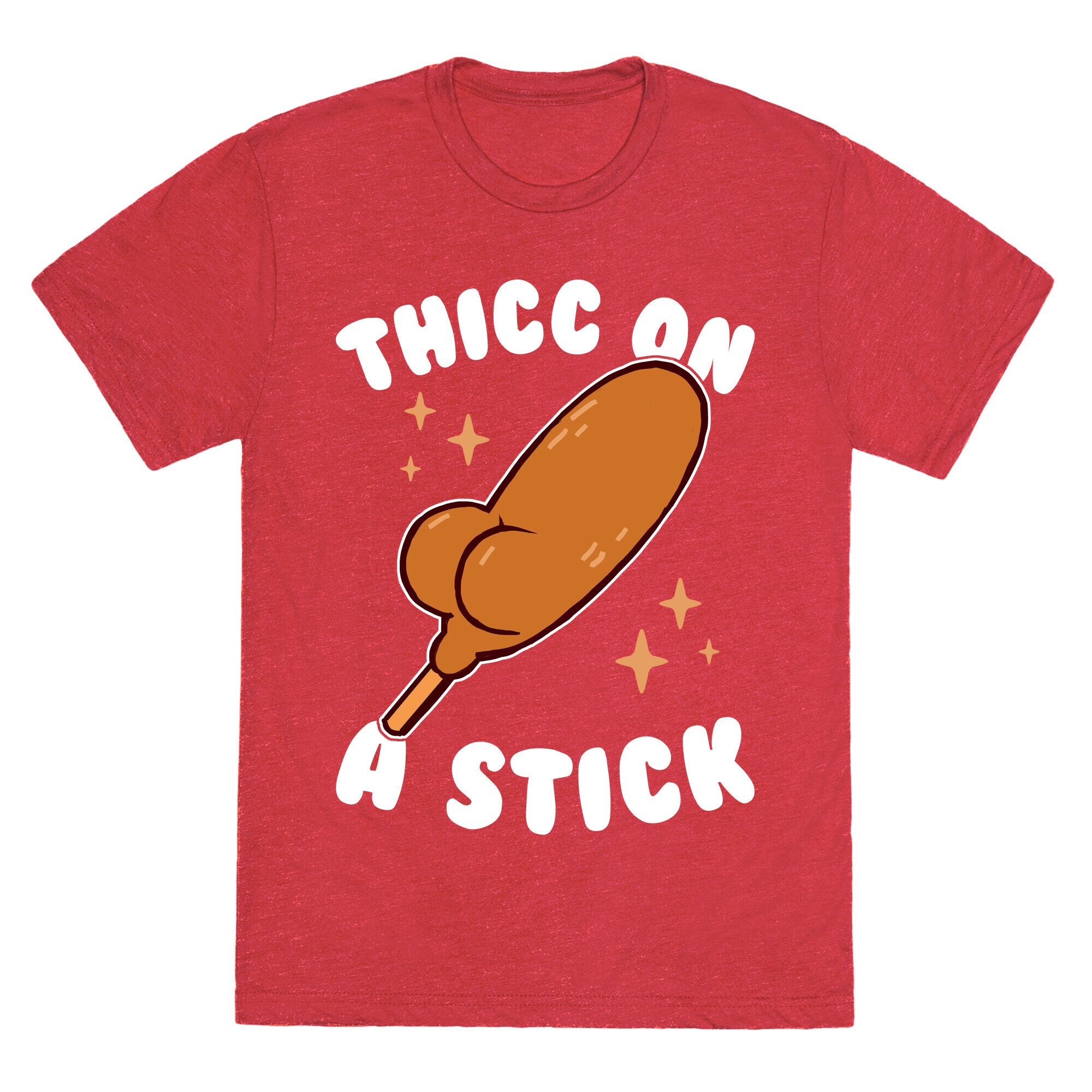 Thicc On A Stick Unisex Triblend Tee